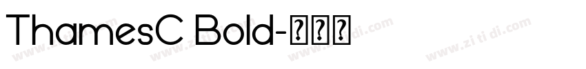 ThamesC Bold字体转换